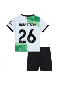 Fotbalové Dres Liverpool Andrew Robertson #26 Dětské Venkovní Oblečení 2023-24 Krátký Rukáv (+ trenýrky)